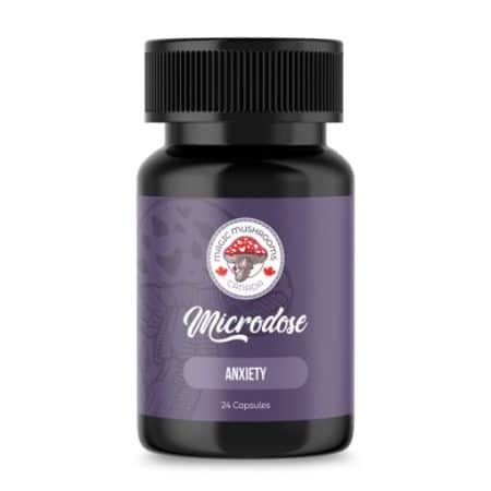Anxiety Microdose Capsules (24) | Magic Mushrooms Canada