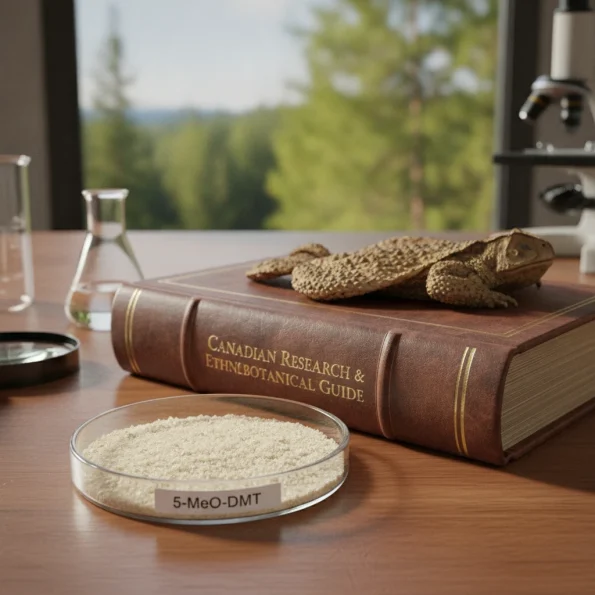 Featured image for: 5-MeO-DMT Powder: Canadian Research & Ethnobotanical Guide